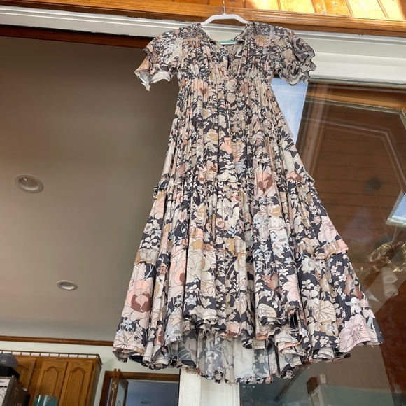 Spell & The Gypsy Amethyst Maxi Dress XXS-in shade Nightshade EEUC - Picture 5 of 15